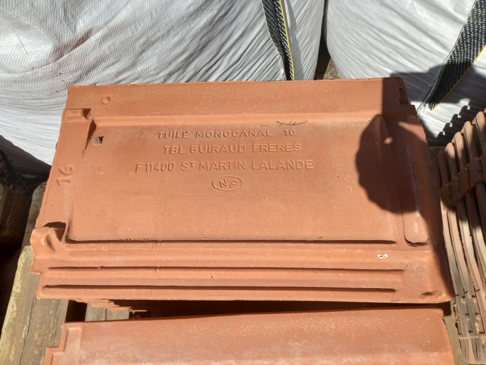 Tuile méridionale Tuile Monocanal 10 Guiraud frères